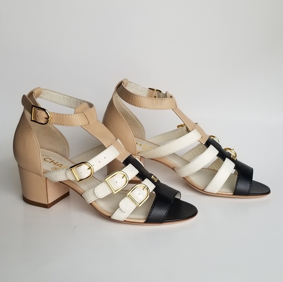 CHANEL Shoes - 💥New! Very Unique CHANEL Sandals 6.5